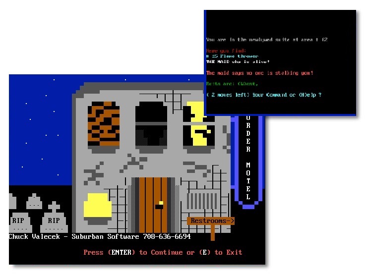 Murder Motel door game screens